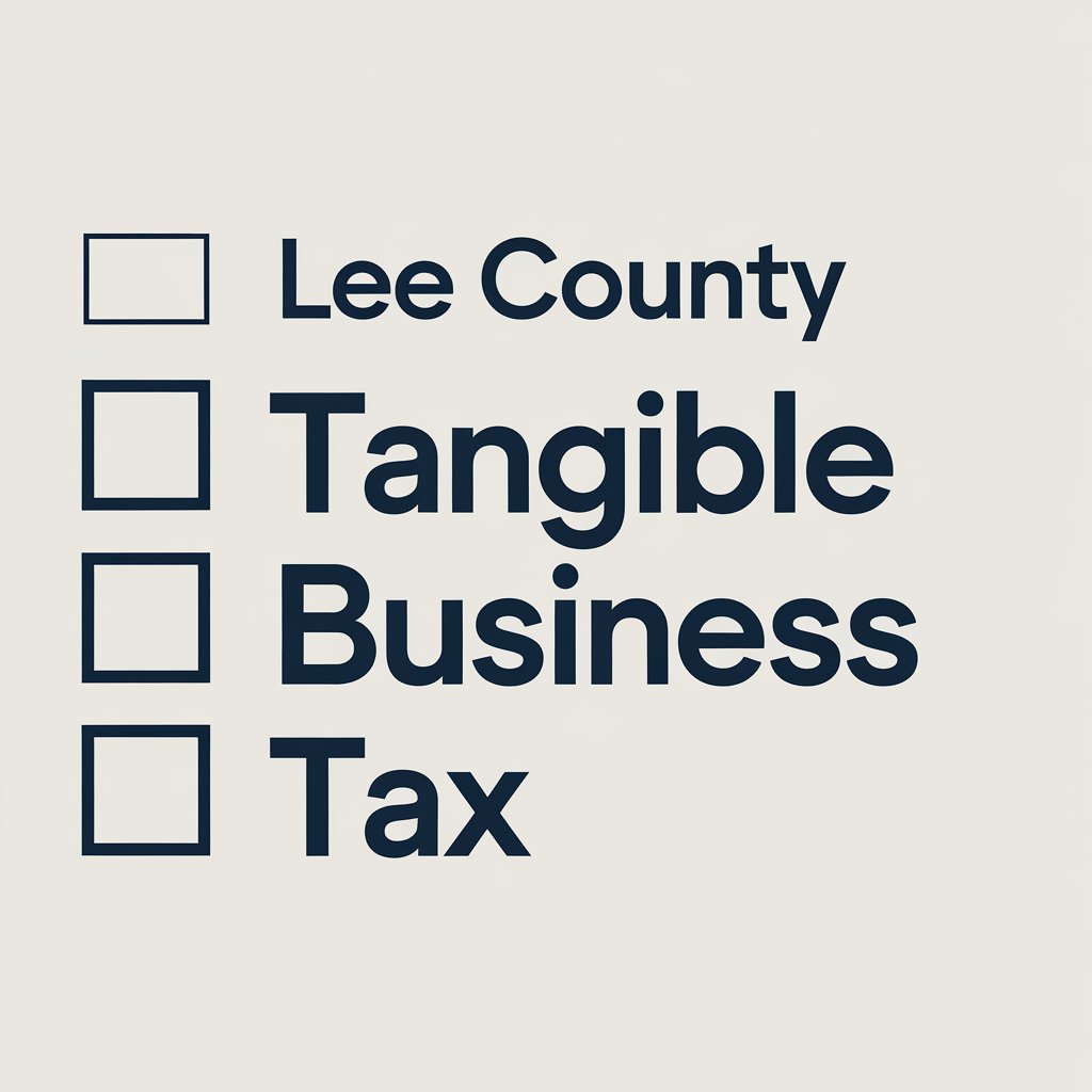 Lee County Tangible Business Tax