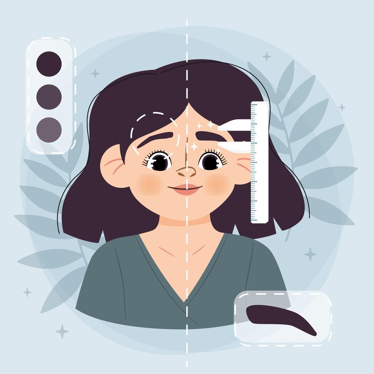 How to Make Eyebrows See-Through Under Hair in VRoid