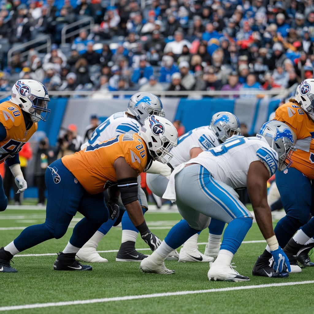 Tennessee Titans vs Detroit Lions Match Player Stats