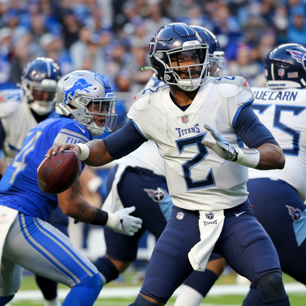 Tennessee Titans vs Detroit Lions Match Player Stats